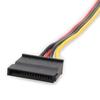 15Pin SATA Femal to Small 4Pin Male Cable Converter for Floppy Disk Drive FDD Power Supply Leads Cord 18AWG Extend Wire Apdater