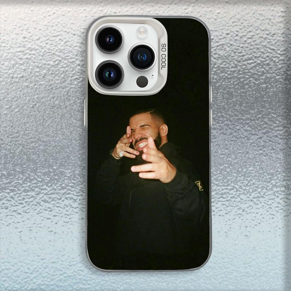 

Singer Rapper D-Drake Phone Case For iPhone 16,15,14,13,12,11,Mini,Pro,SE,MAX White Matte Shockproof Cover iPhone15pro