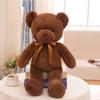 35cm Bear Teddy With Colored Bow Tie Plush Toy Stuffed Animal Doll Gifts Kids