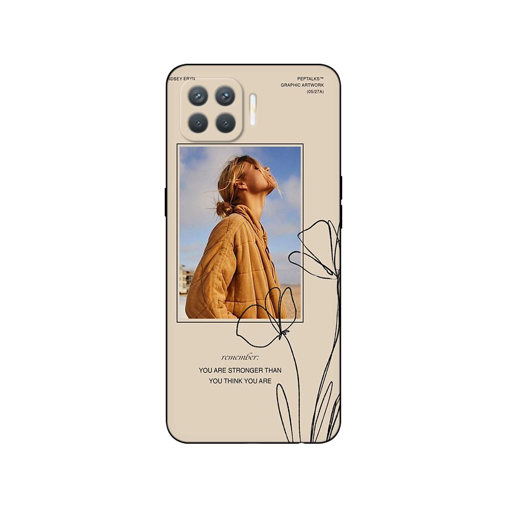 For Oppo Reno4 Lite Case Silicon Phone Case On Oppo F17 Pro Back Cover  Reno 4 Lite 6.43" Black Tpu Case Pink Anime Space Car