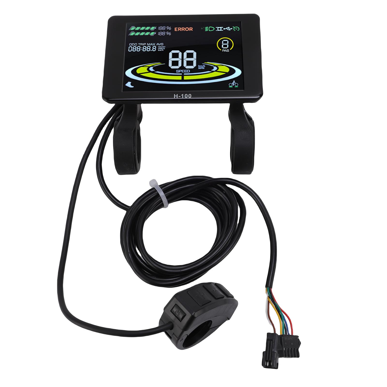 Igeteck Electric Scooter Display Meter Ergonomic External Keys Color Screen Control Panel With Sm Connector For Modification