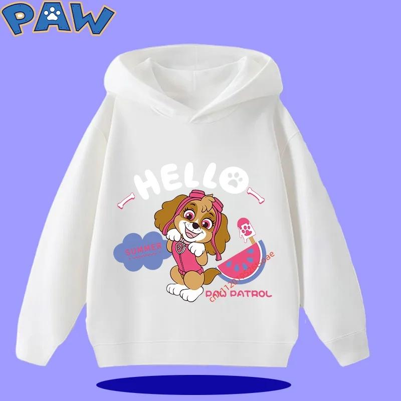 PAW Patrol 2026 New Kids Hooded Sweatshirt for Boys, Girls' Casual Shirt with Cartoon Print