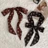 Polka Dot Silk Scarf, Long Strip, High-end, New Retro Versatile Temperament, Neck Decoration, Small Scarf, Headband, Hair Tie, Streamer.