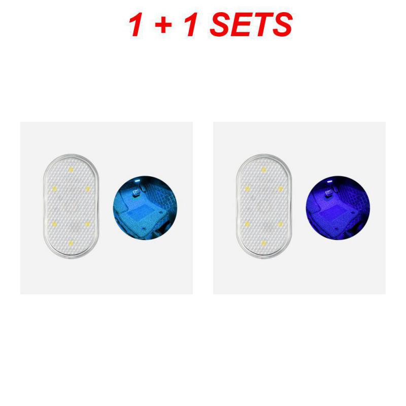 

Мини-автомобильный сенсорный светильник для пола, багажника, капота, потолка, USB-перезаряжаемый магнитный светильник для освещения салона автомобиля, лампа для чтения