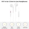 In Ear Headphones with Control & Microphones Wire Earphones Convenient Control Earphones 3.5mm Earphones for Enthusiasts