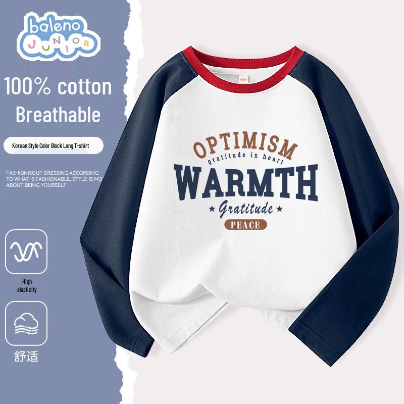 Baleno Boy s Casual Raglan Long Sleeve T-Shirt 130