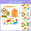 Colorful And Sturdy Children's Diy Large Plastic Building Blocks Toy Set For Early Education And Learning Fun