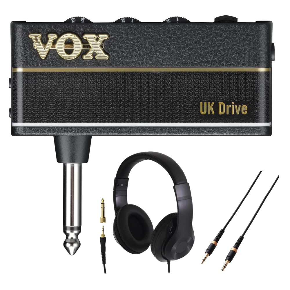 VOX amPlug3 Headphone Amplifier with Headphone Cable Set (UK DRIVE)