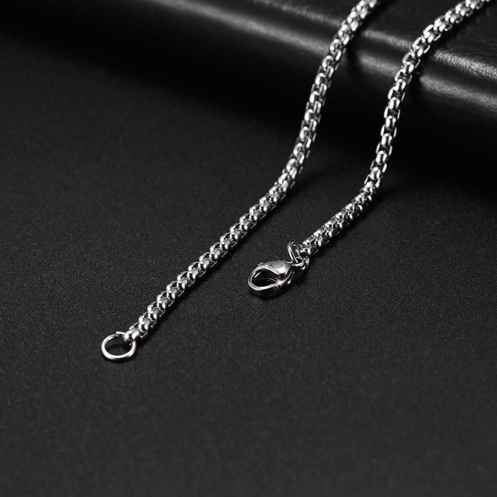 Cadenas Cubanas de Acero Inoxidable My Shape de 3 mm a 10 mm para Hombres Cadenas Masculinas Cadena Figaro Caja Gargantilla Joyería Punk 45 cm 50 cm 60 cm