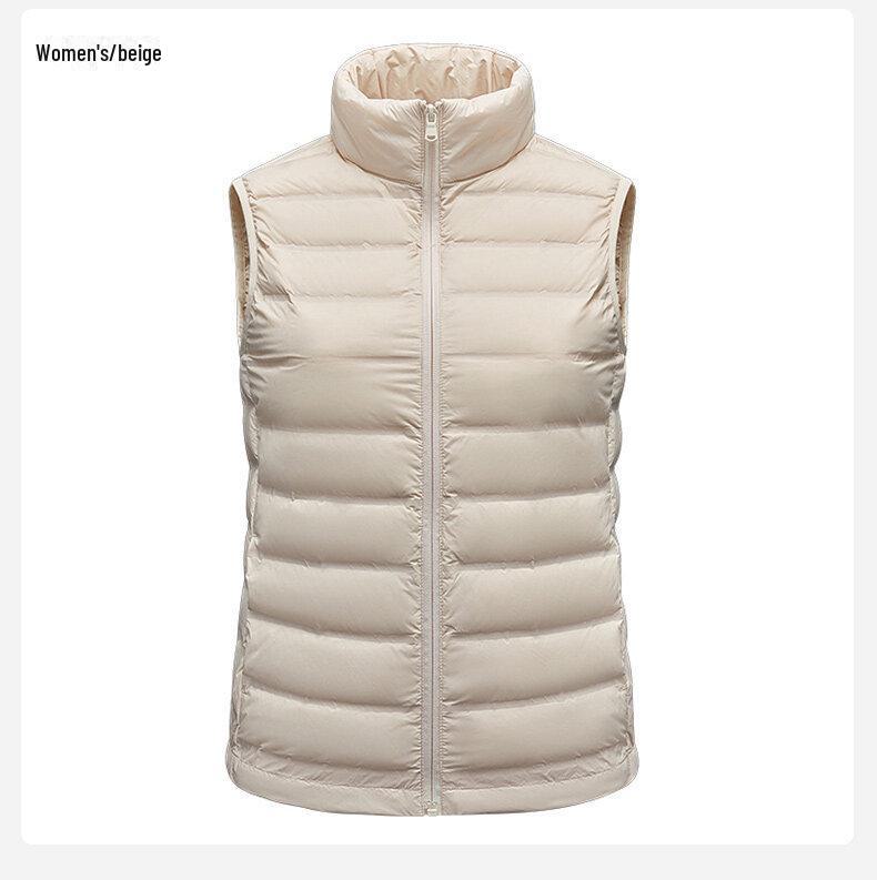Vysoce kvalitní bezešvá lehká vesta s kachním peřím pro muže a ženy – Jaro/Podzim