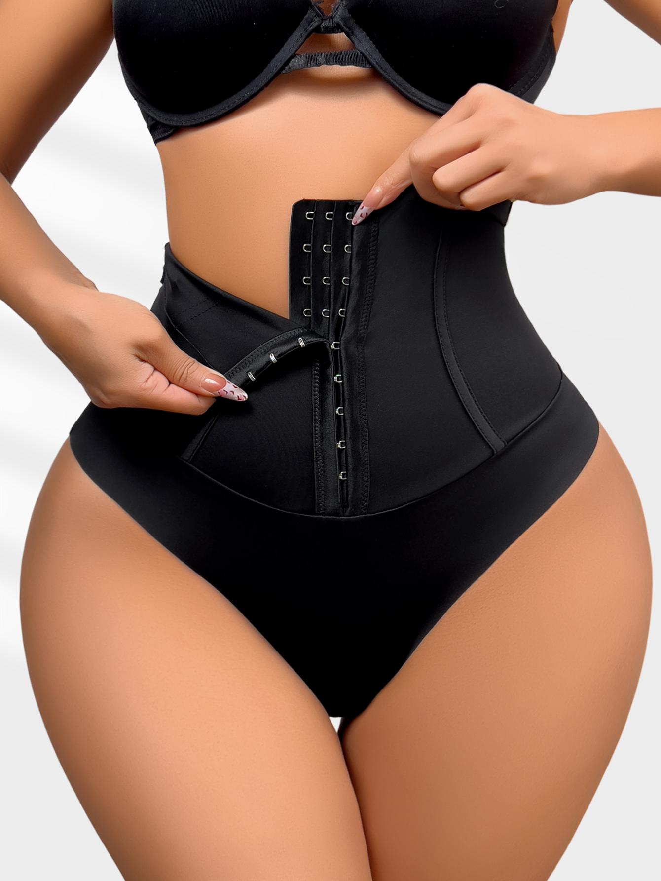 Private Label High Waist Tummy Control Butt Lifter Shapewear Seamless Slimming Adjustable Waist Trainer OEM ODM Fajas S чёрный