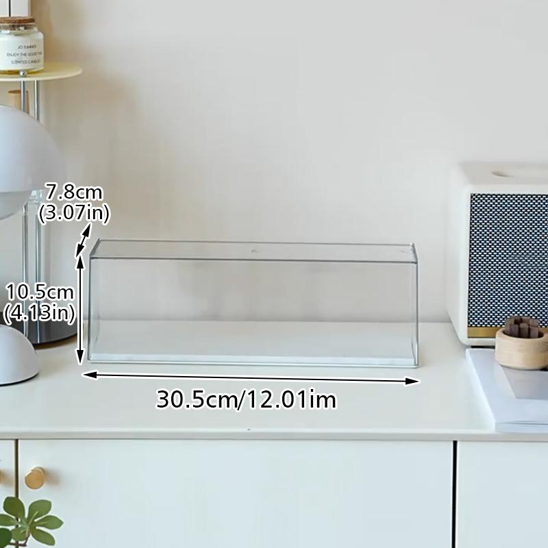 

1 шт. Сделай сам Сцена Пылезащитный Ящик для хранения Водонепроницаемый Хранение вслепую Удобная Подставка для кукол Украшение дома 30x10x7,8 см прозрачный