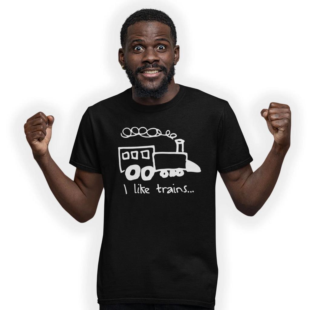 I Like Trains T-Shirt Fun Birthday Gift