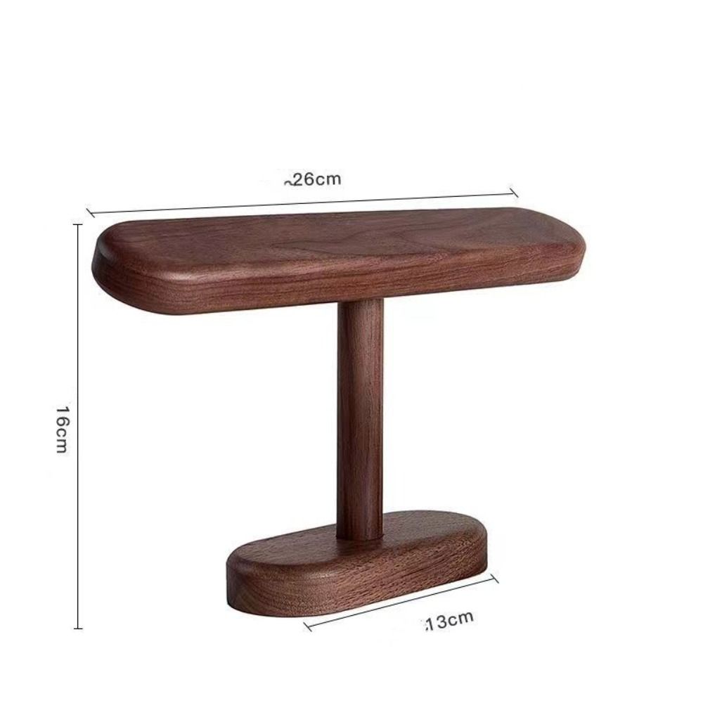 Ořechový držák na hodinky Stojan na vystavení Úložný prostor na hodinky Úložný regál na hodinky Věšák Stojan Regály Organizér