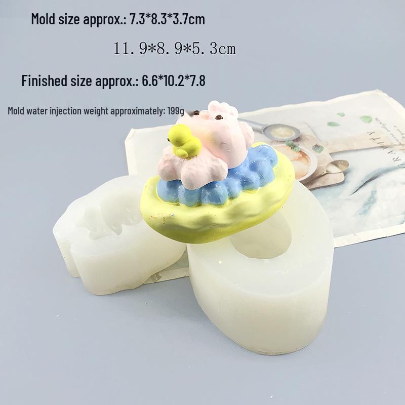 

Силиконовая форма «Свинка Банановая лодка» для DIY, ручной работы, для мусса, конфет, пищевая форма для выпечки