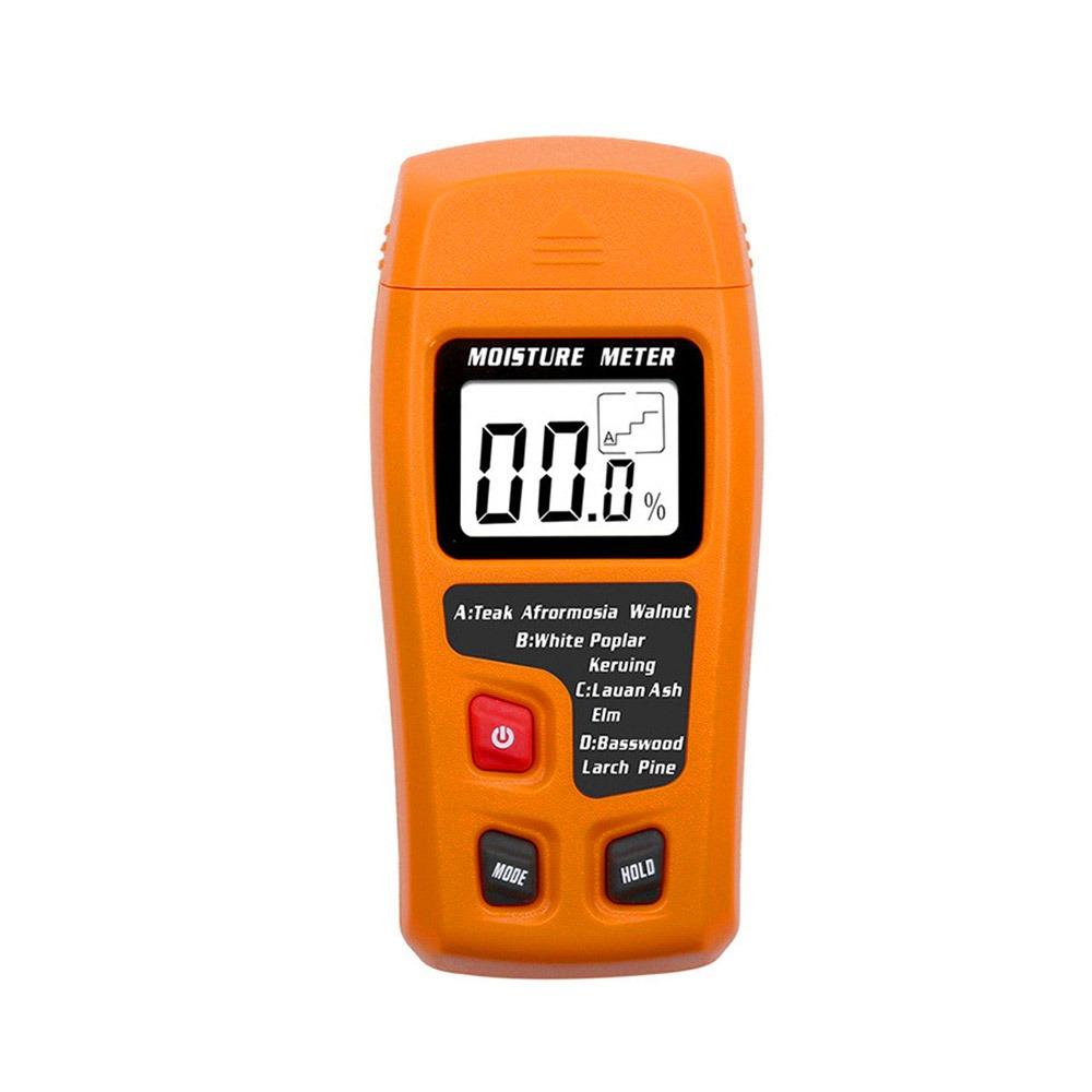 Two Pins Wall Moisture Detector 4 Measurement Modes Timber Damp Hygrometer  Cardboard Box