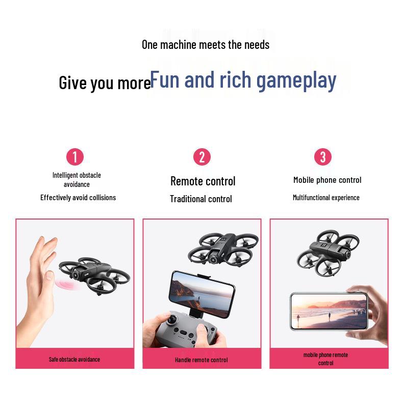 D16 Mini Dual Camera FPV Racing Drone with Obstacle Avoidance