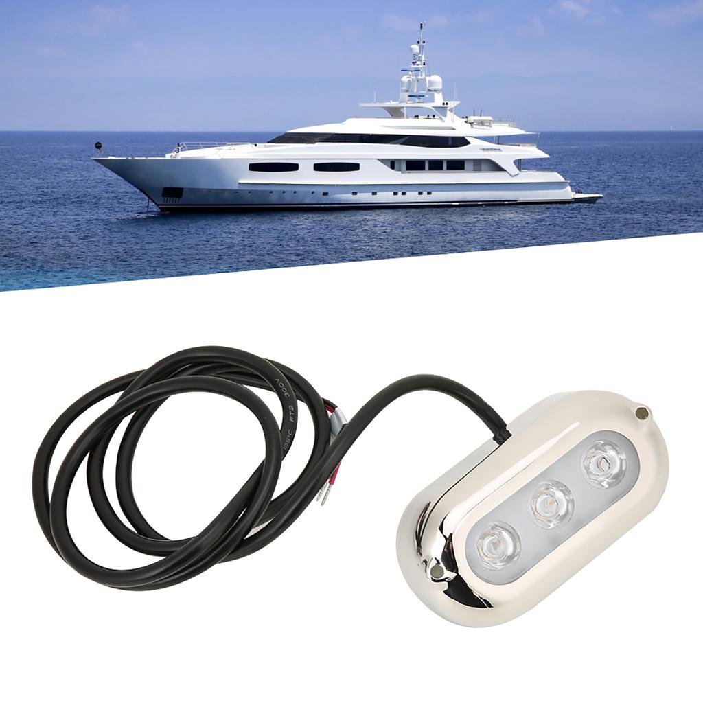 LED Underwater Light Waterproof Marine Boat Yacht Bottom Tail LampBlue Light