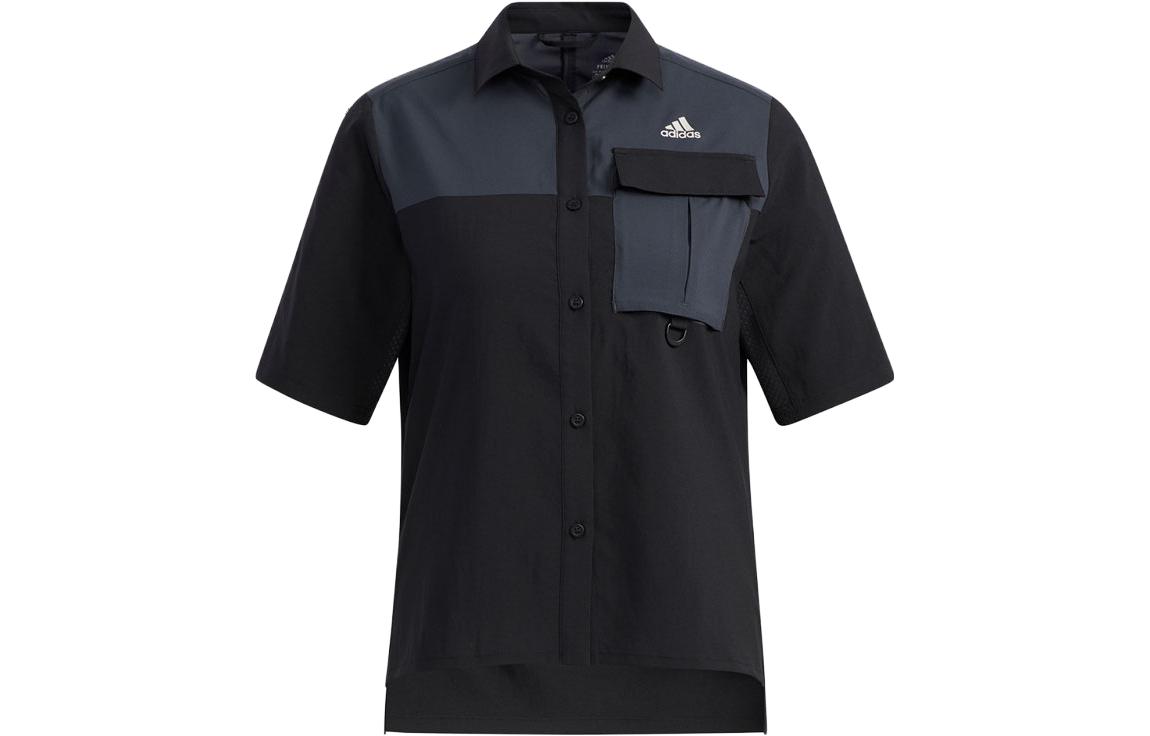 Adidas Shirt Women s Black Gray H13816 L