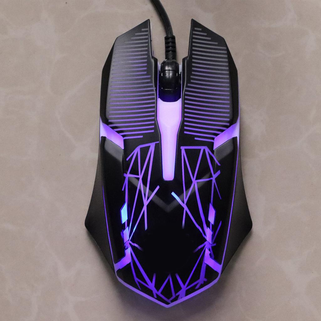Wired Mouse USB Port Gaming   Business Luminous Optical Computer Accessories