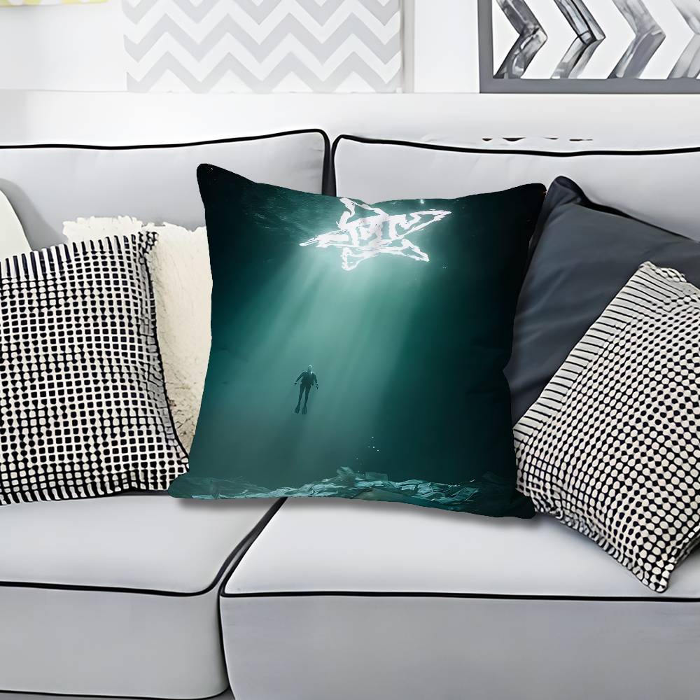 Singer DDei V Underwater Anime Celebrity Merchandise AllMatch Printed Pillow Case Sofa Car Office Room Decoration Protector