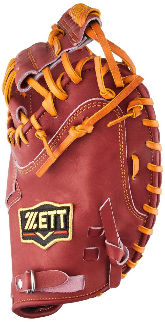 ZETT Pro Status Softball Seiji Kobayashi Player Bordeaux Brown BRCB30292 Catcher's Mitt, Type, Right-Handed Throw, Brown/Oak (4036)