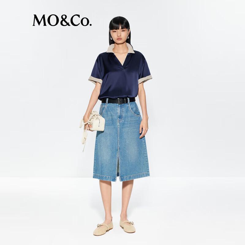 МО&Ко. Поло из ацетатного смесового материала серии C+ XS