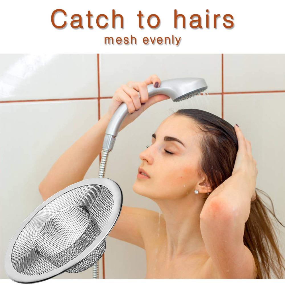 1.97"-4.41" Mesh Strainer 304 Stainless Steel Kitchen Drain Basket  Kitchen Sink