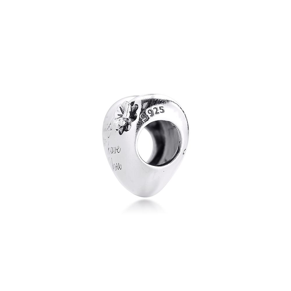 Heart & Clover Charms 925 Sterling Silver Beads for Jewelry Making Fits Original Europe Bracelet DIY Gift Mother's Day