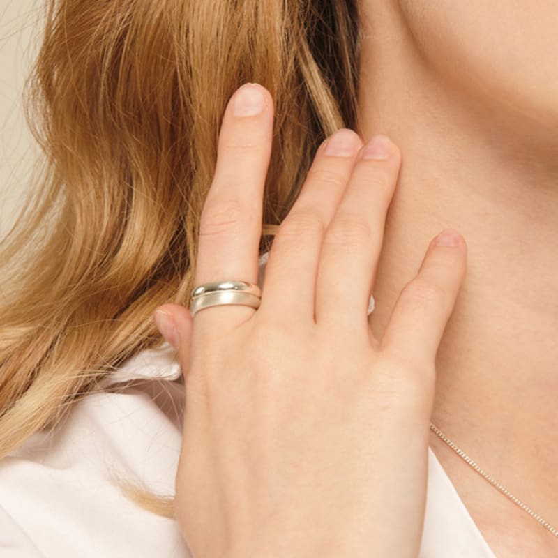 Murmur [925silver]Basic Line Ring