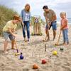 Jeu de croquet - FERRY JOUETS - Complet 6 joueurs - Bois - Chariot de transport - Multicolore