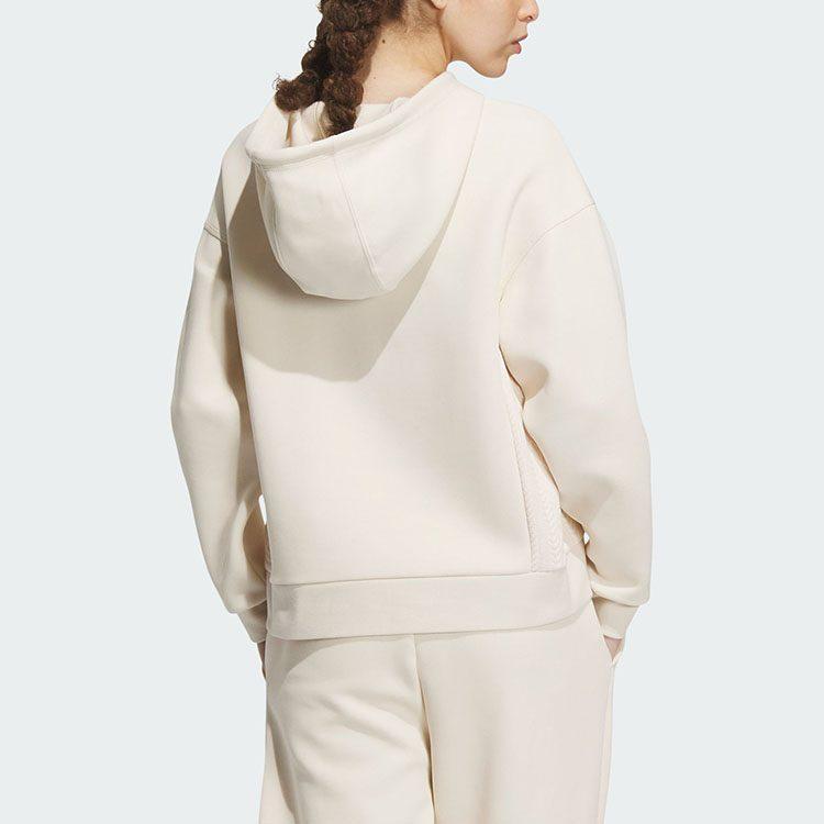 adidas Women's Lounge Hooded Sweatshirt White IP0756