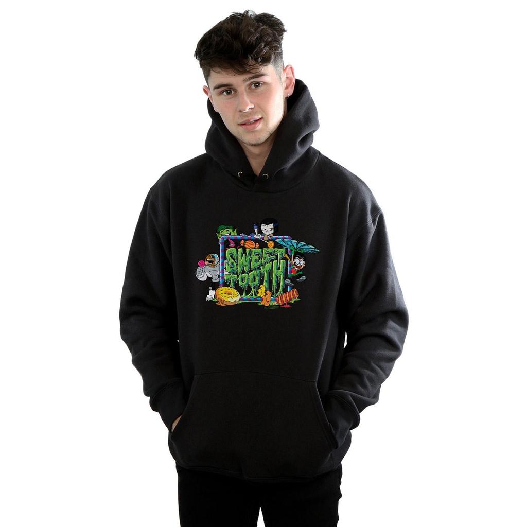 DC Comics Mens Teen Titans Go Sweet Tooth Hoodie