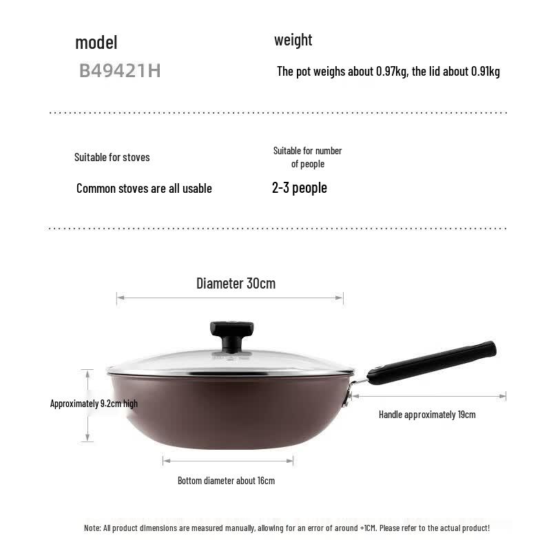 COOKER KING Qili 30cm Non-Stick Wok