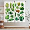 Green Plant Turtle Back Bamboo Modern Living Room Curtains for Camera Black Out Curtains Blackout Shade Curtain Tiebacks Blinds