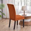 Velvet Chair Cover For Dining Room Thick Elastic Dining Chair Cover Stretch Chair Slipcover Cover For Chair Kitchen Chair Cover for Home