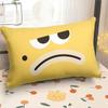 Funny Emoji Pillow, Rectangular Pillowcase, Home Sofa Decorative Pillow, Dormitory Bed Pillow Gift