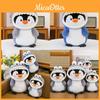 Cute Penguin Plush Toy With Short Pile Fabric For Kids And Giftgiving