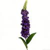 with Leaves Shyacinth Rattan Long Stem Silk Flower 3D Delphinium  Photo Props