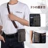 HUAZHIMAO Genuine Leather Smartphone Case with Belt Waist Holds Two Small Shoulder Lightweight Smartphone Pouch for Smartphone Belt Compatible with
