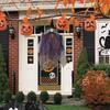 Halloween Hanging Witch Decorations 32cm Lighted Creepy for Lawn Yard Garden, Novelty Gift, Flying