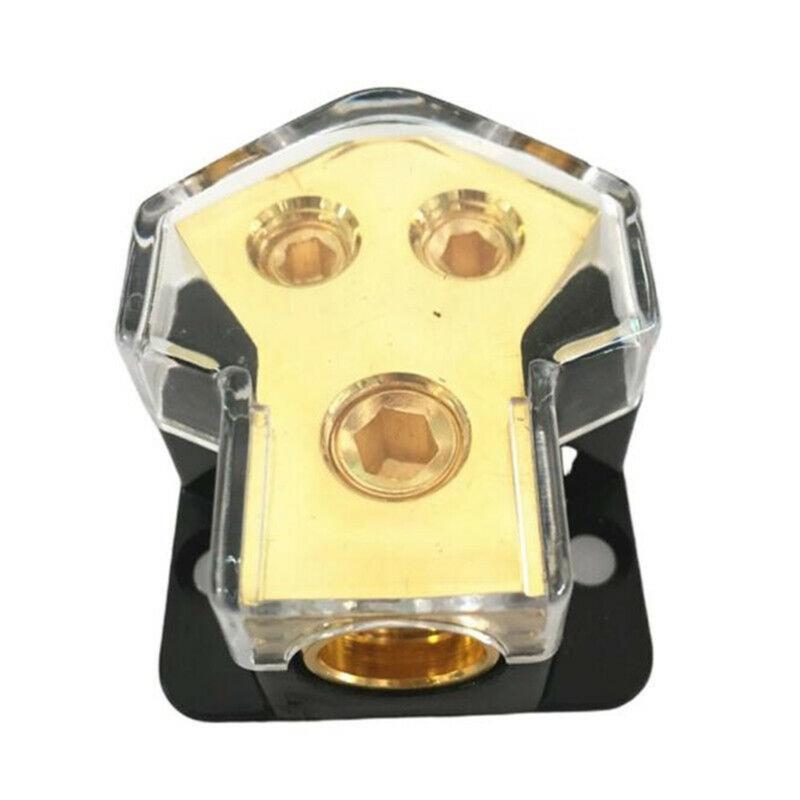 0/2/4 Gauge in 4/8/10 Gauge Out Verteilerblock Massekabelverteiler für Auto-Stereoanlage und Verstärkerinstallation
