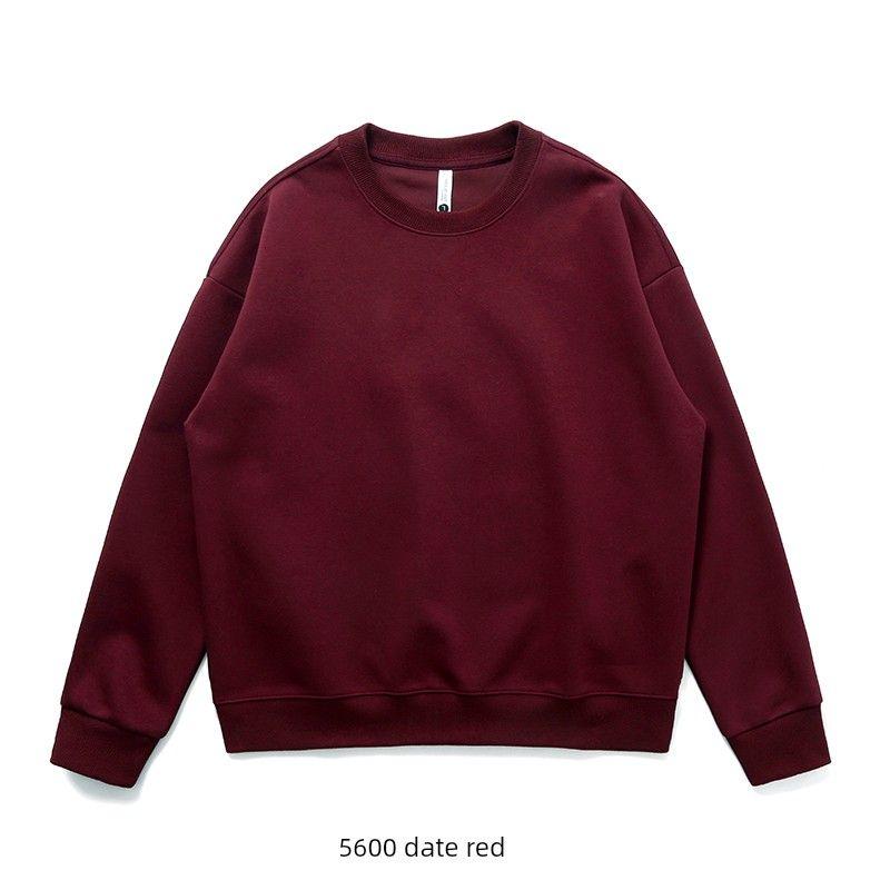 American Retro Trendy All-Matching Hoodie Male 2024 New Spring and Autumn round-Neck Non-Hoodie Export Men Casual Jacket