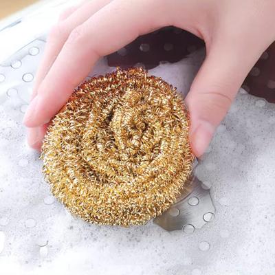 1/5/10/20 Pcs Stainless Steel Wire Balls Metal Dishwashing Cleaning Ball Scrubbers Kitchen Scrubbing Sponges Cleaner Tools Cleaning Supplies