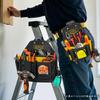 DIYPro Ledvinka Organizér na nářadí s 21 přihrádkami Elektrikářská brašna Heavy Duty pro tesaře a domácí kutily Klip, -
