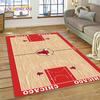 3D America Basketball Court Team Customized Rug Carpet for Living Room Bedroom Decor,Non-slip Decoration for Sofa Doormat Gift
