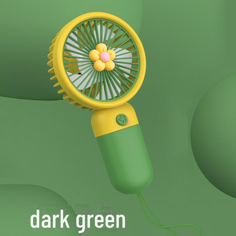Cartoon Handheld Mini Fan with Mobile Holder - Free Shipping