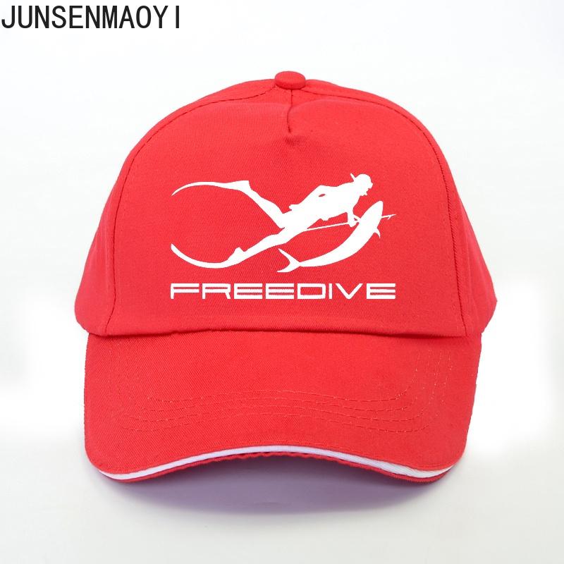 New Summer Freedive player Baseball Cap Diving fishing Beach sun hat Unisex Women Adjustable Hip Hop snapback hat Trucker Caps