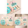 Wooden Busy Board Car Steering Wheel Toy For Early Childhood Learning And Developing Fine Motor Skills