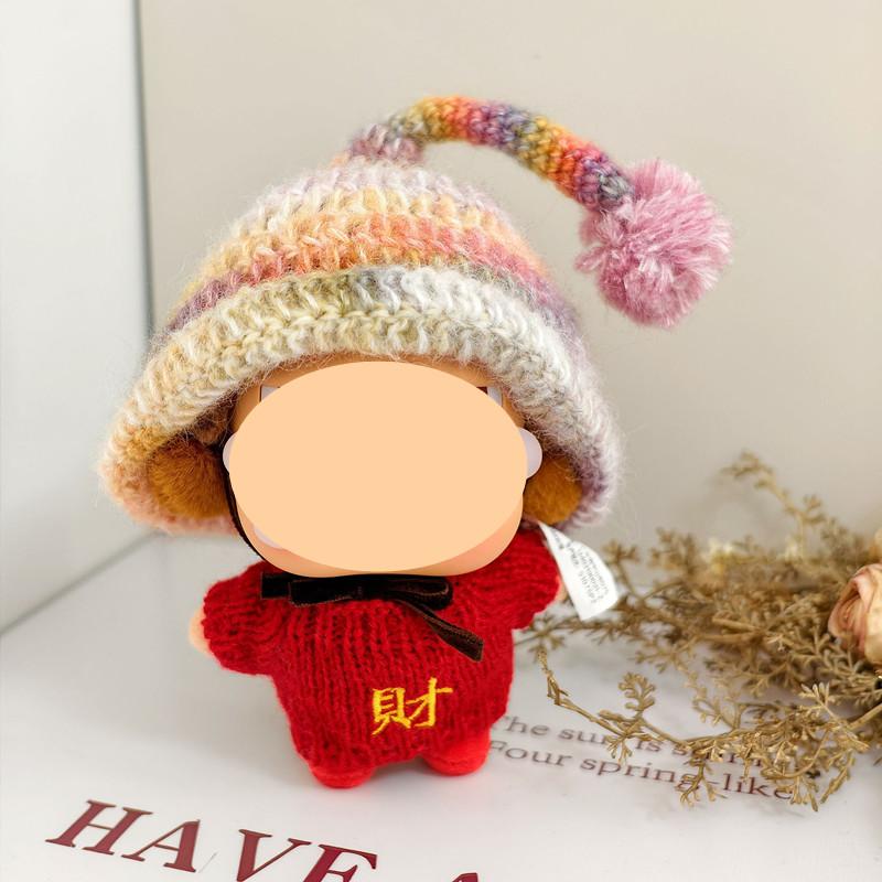 [Cloth Only] 13cm Doll Clothes New Year's Clothing Ideal Gift for Kids & Adults Unique & Stylish Design Doll Accessory